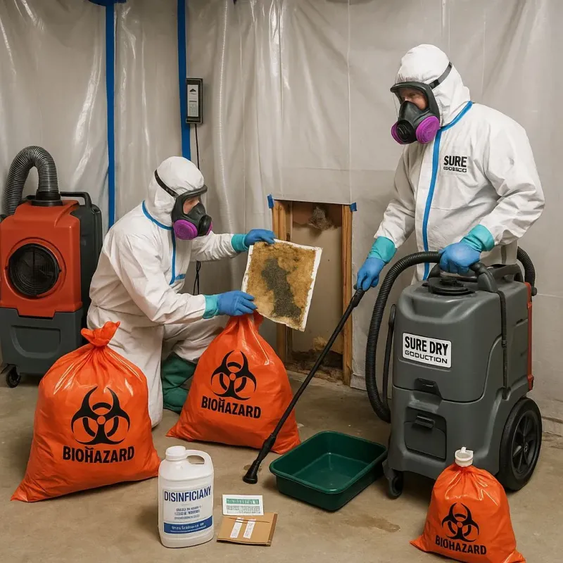 Contaminated Water Handling Protocols process in Cayey, PR